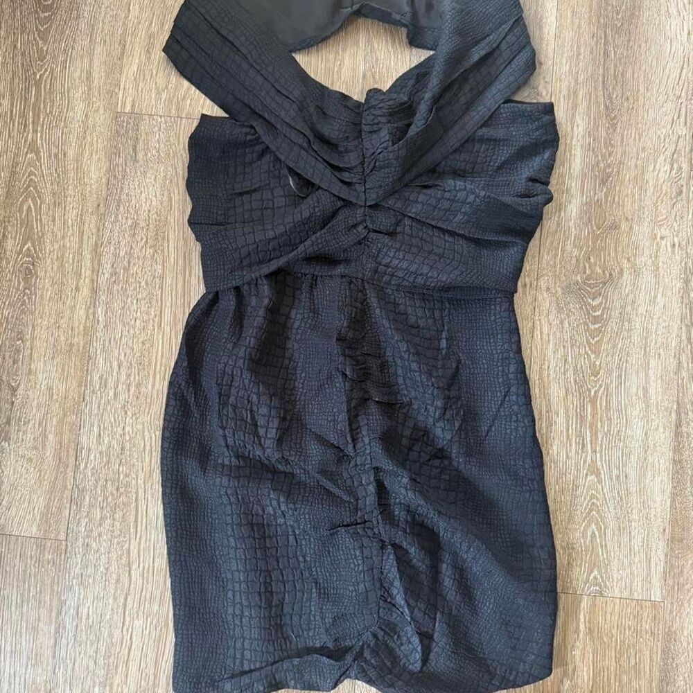 Affliction Women's Black and Grey Dress